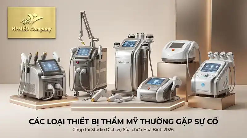 Các loại thiết bị thẩm mỹ thường gặp sự cố cần sửa chữa