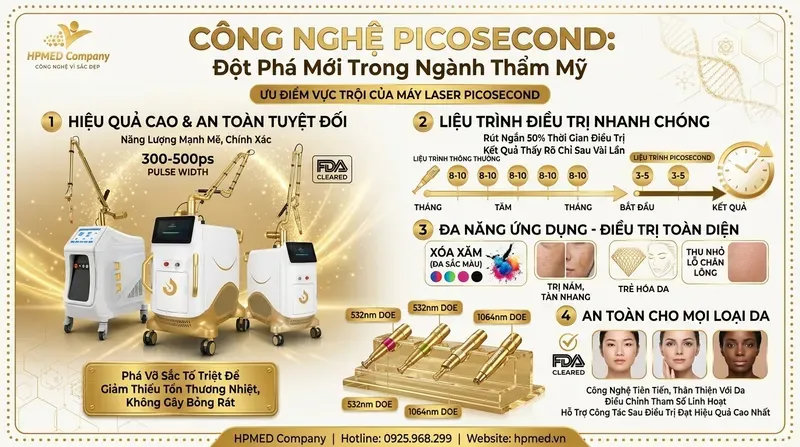 Báo giá máy xóa xăm công nghệ cao chi tiết theo từng phân khúc