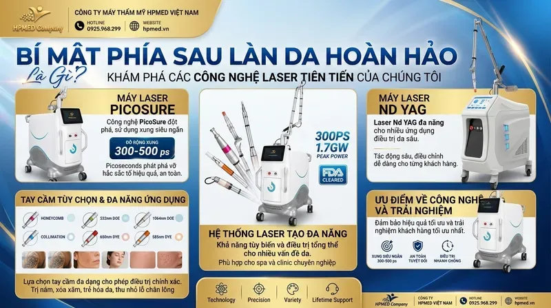 5 Yếu tố chính quyết định đến giá máy bắn laser xóa xăm
